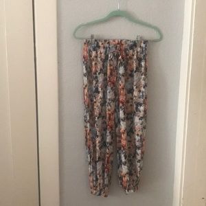June & Hudson Floral Pants